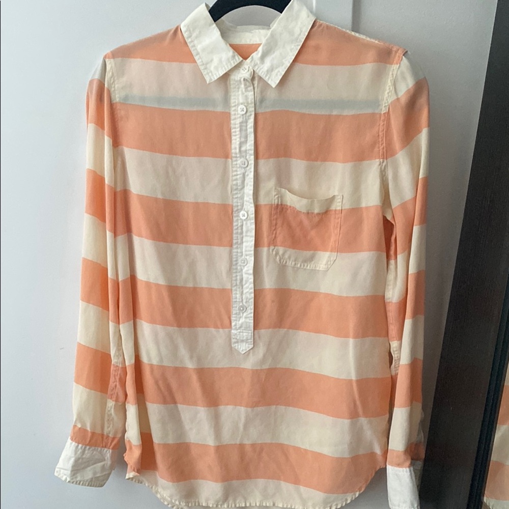 Equipment mulberry silk button shirt